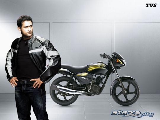Mahendra Singh Dhoni for TVS Mahendra Singh Dhoni for TVS