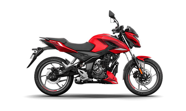 Pulsar bike red online colour