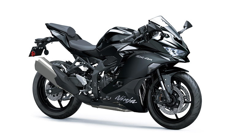 Kawasaki Ninja ZX-4R Metallic Spark Black colour - carandbike