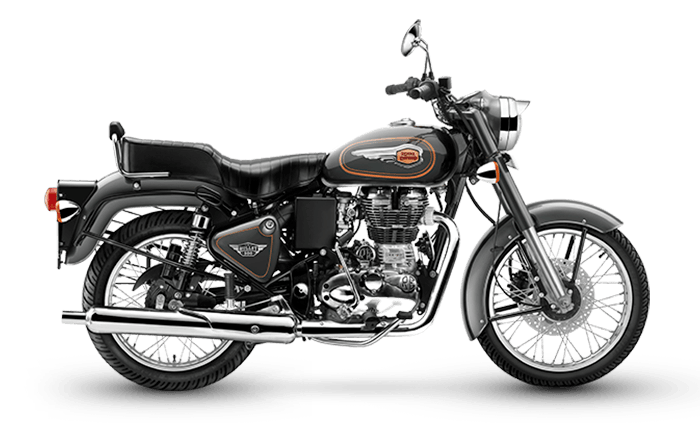 Bullet gadi outlet black colour