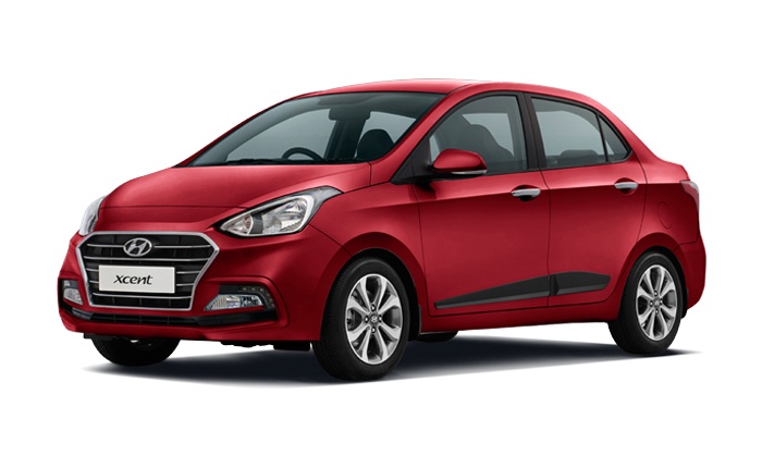 Hyundai Xcent available in 5 Colours in India - carandbike