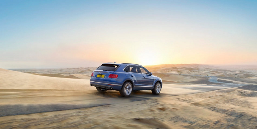 Bentley Bentayga Rear 3 4th View