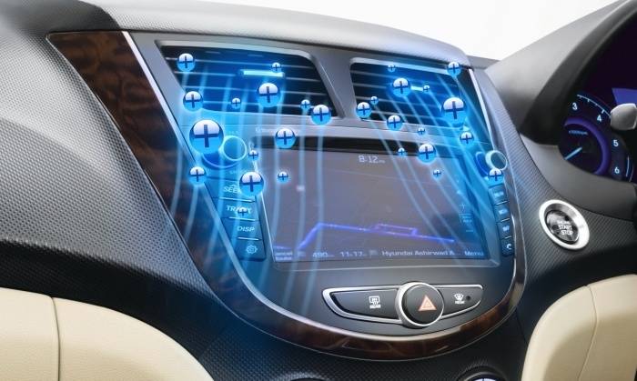 Hyundai Fluidic Verna Front Ac Vents