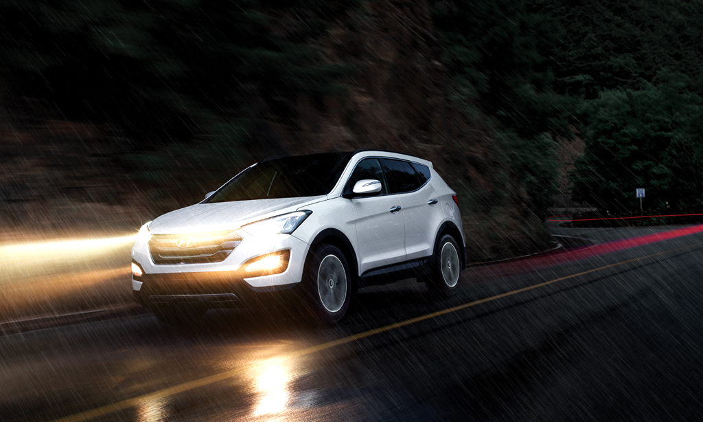 Hyundai Santafe Running Shot