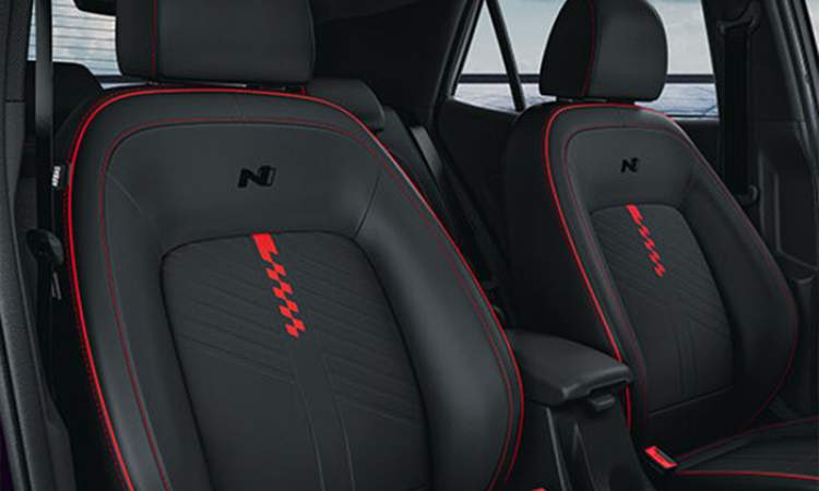 Leather seats with N logo