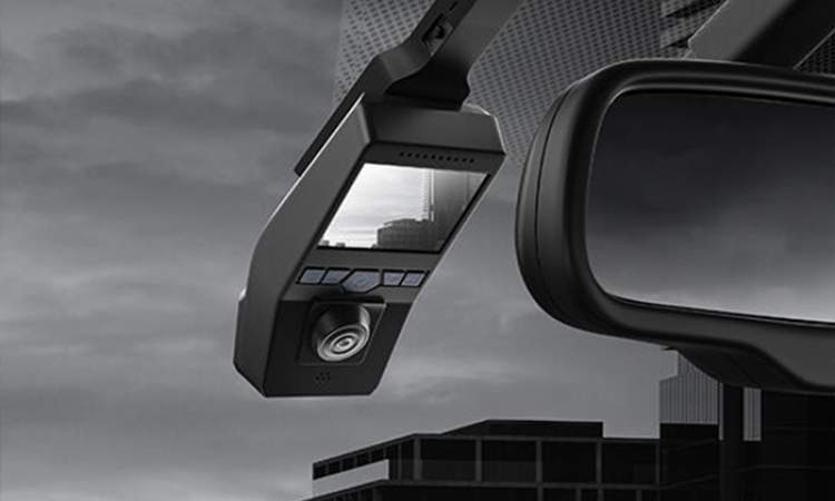 Dashcam with dual camera