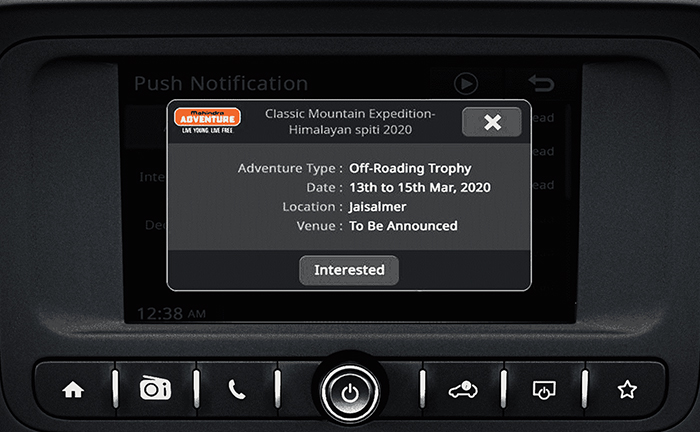Adventure Event Notification