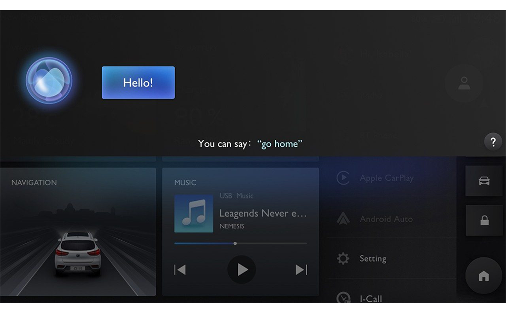 Mg Zs Ev Internet Car