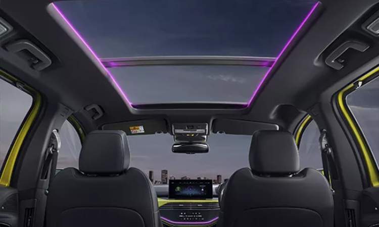 Voice-assisted Panoramic Sunroof with Mood Lighting
