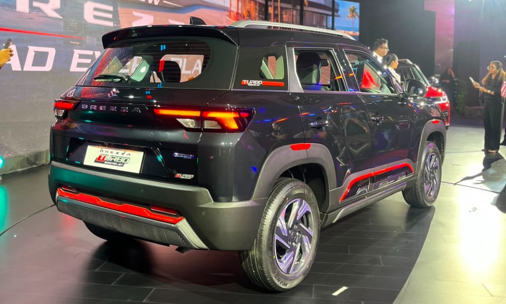 2026 Maruti Suzuki Brezza facelift rear