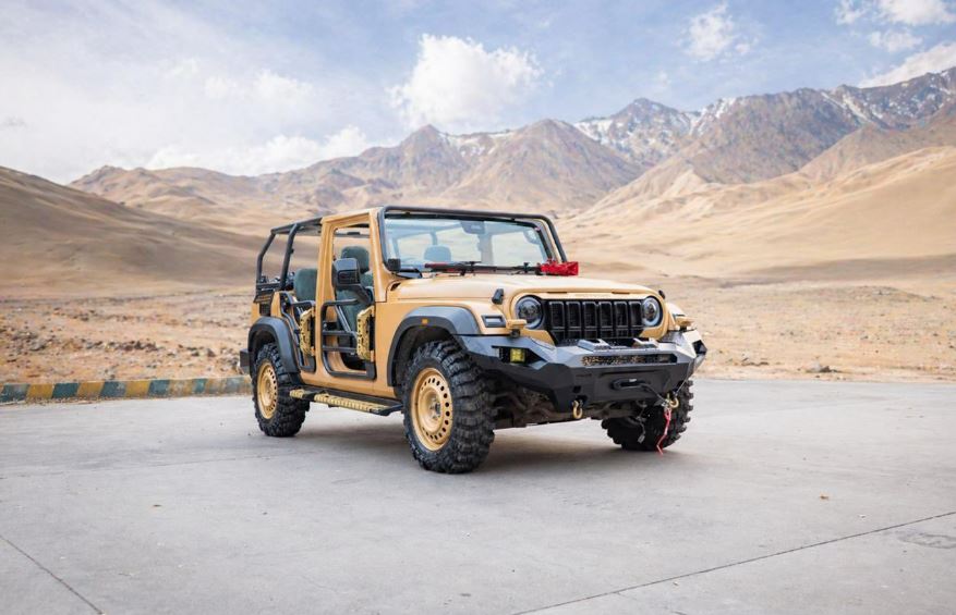 Mahindra ATV Revealed; It’s A Thar Roxx Ready For Armed Forces