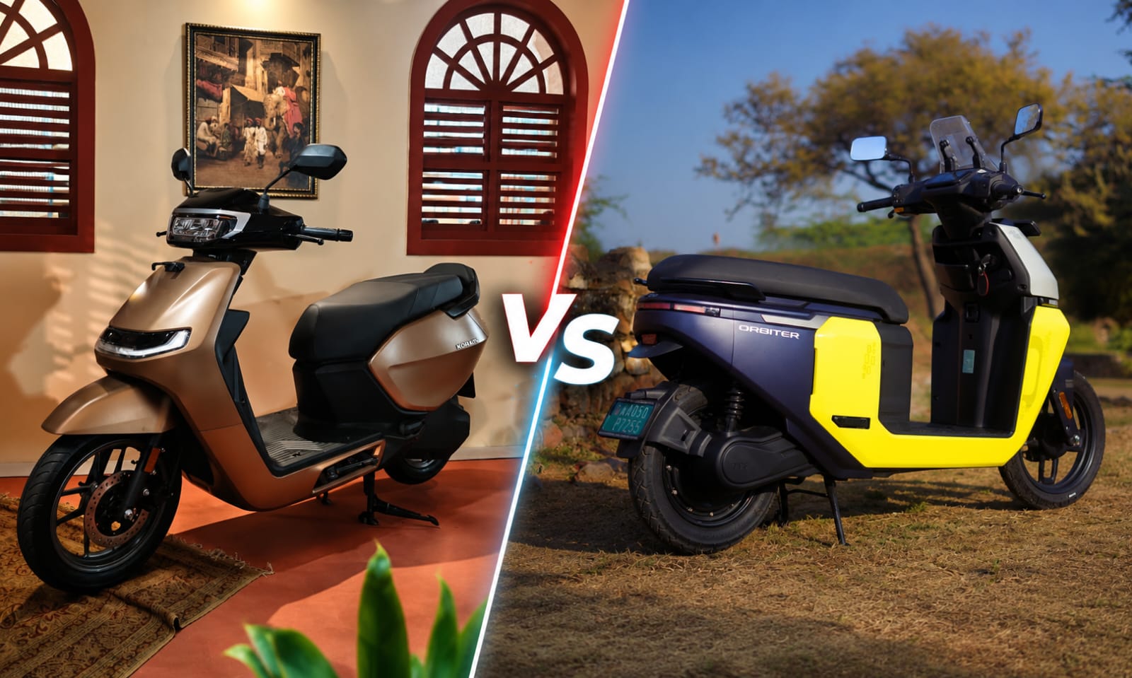 Ather Konarc vs TVS Orbiter: Specifications Compared