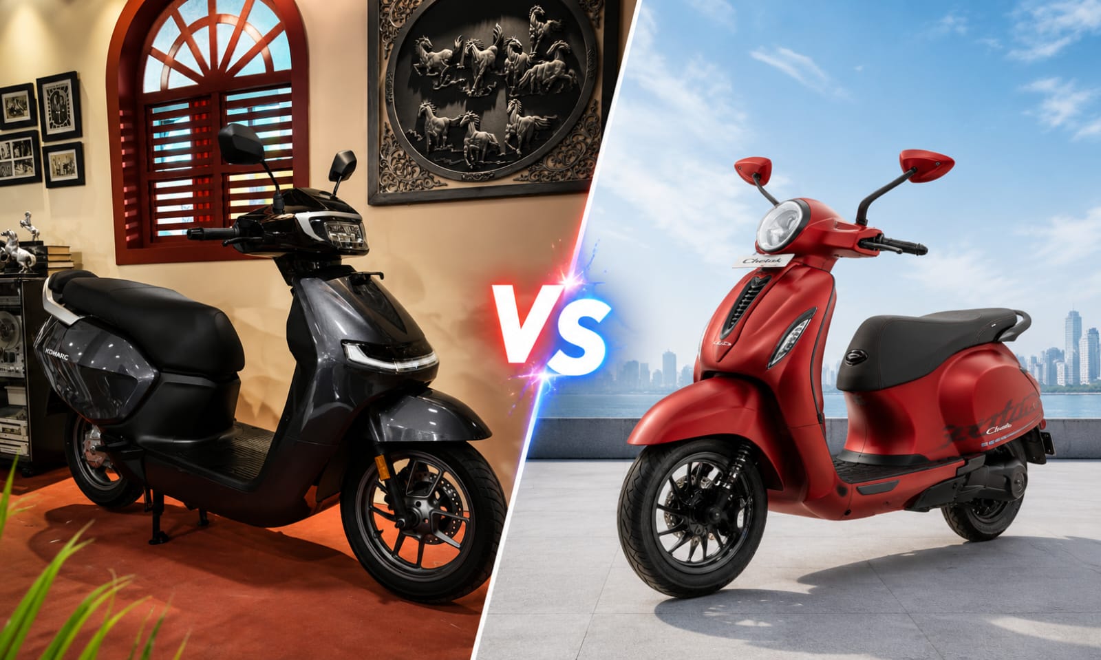 Ather Konarc vs Bajaj Chetak: Specifications Compared
