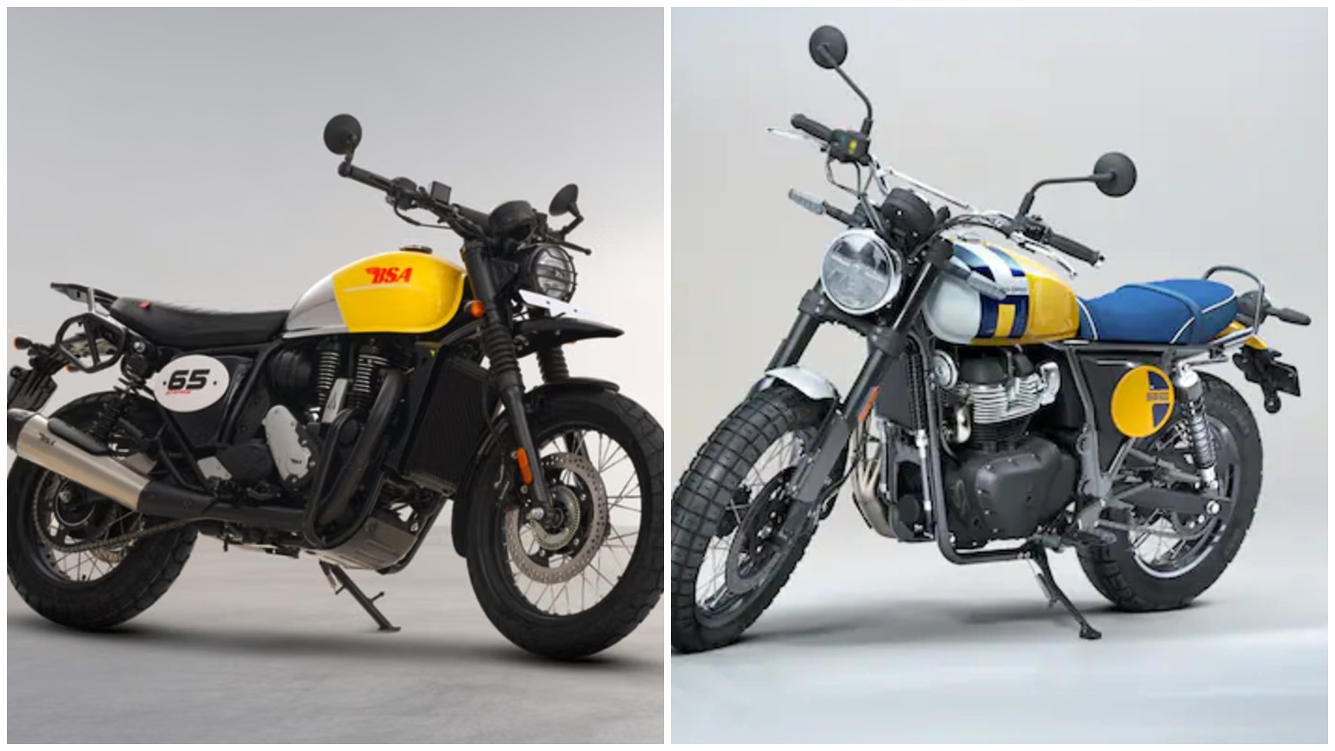 BSA Scrambler 650 Vs Royal Enfield Bear 650: Specifications Comparison