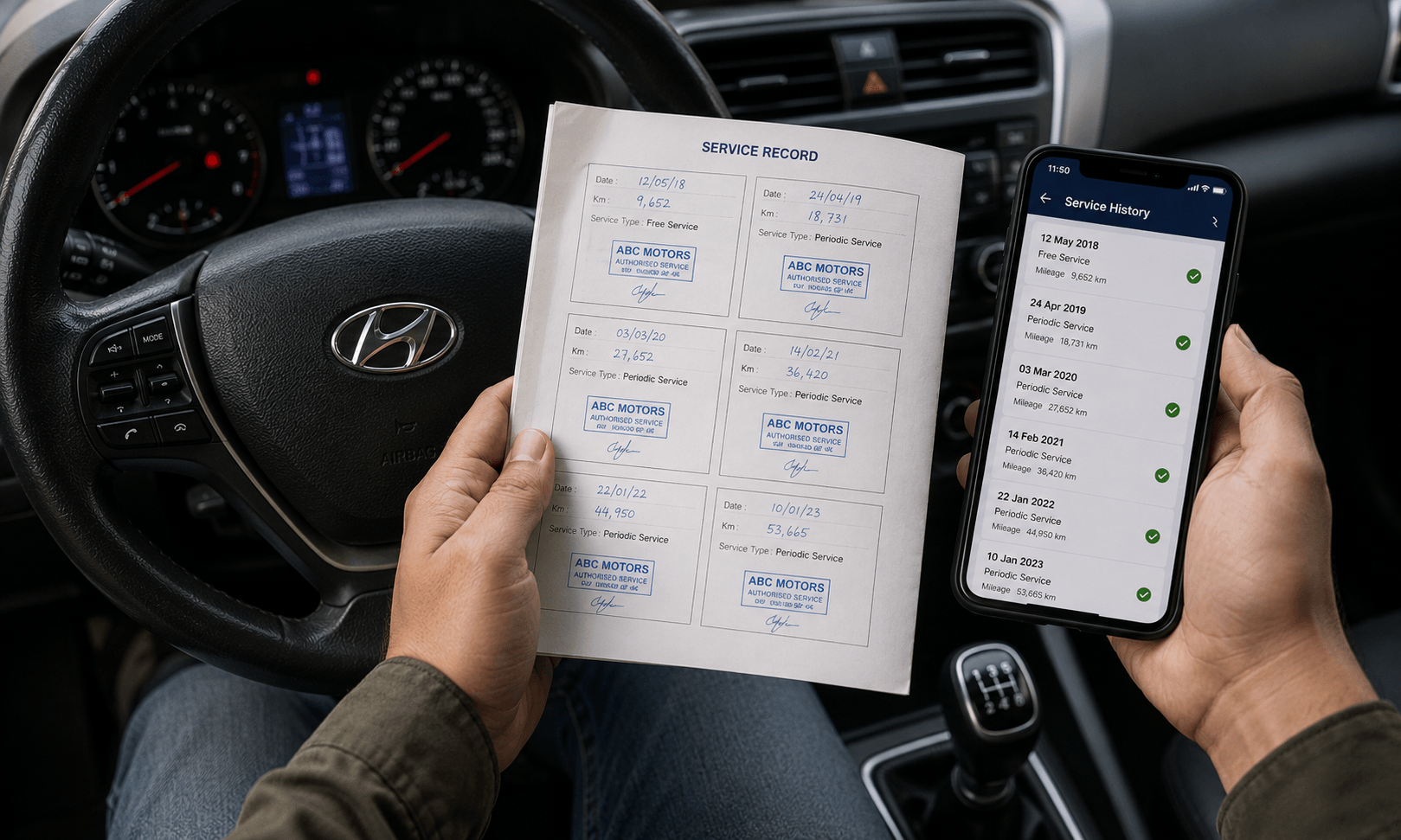 Car service history