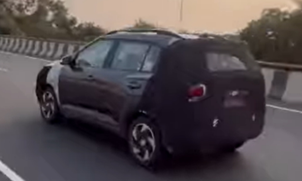 Exter Facelift Spied Testing 2