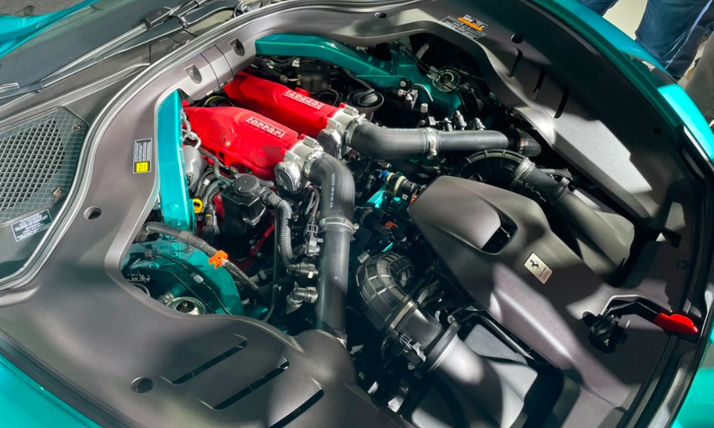 Ferrari Amalfi Spider Engine