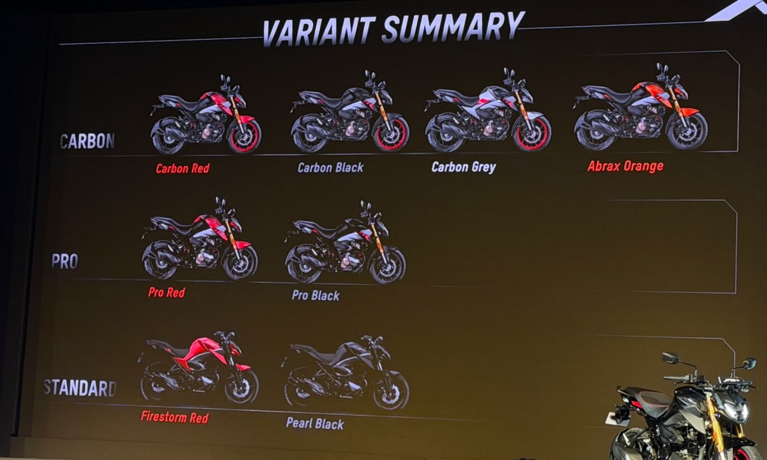 Hero Xtreme 160 R 4 V colours