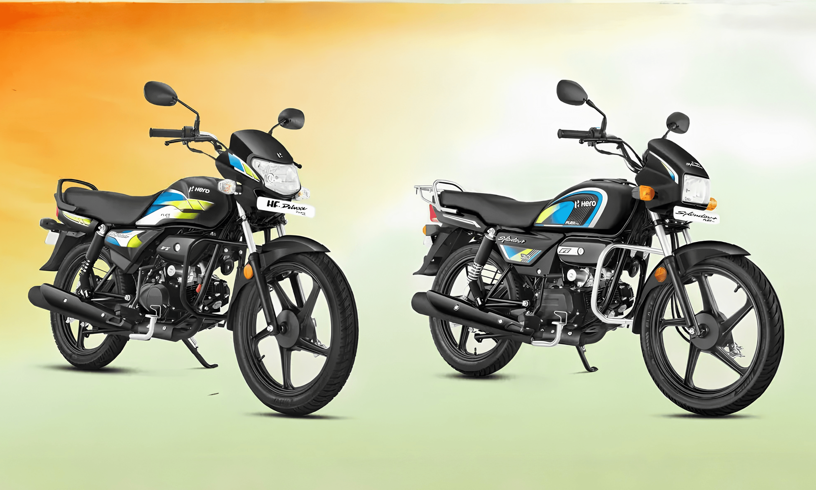 Hero splendor plus flex fuel HF Deluxe flex fuel