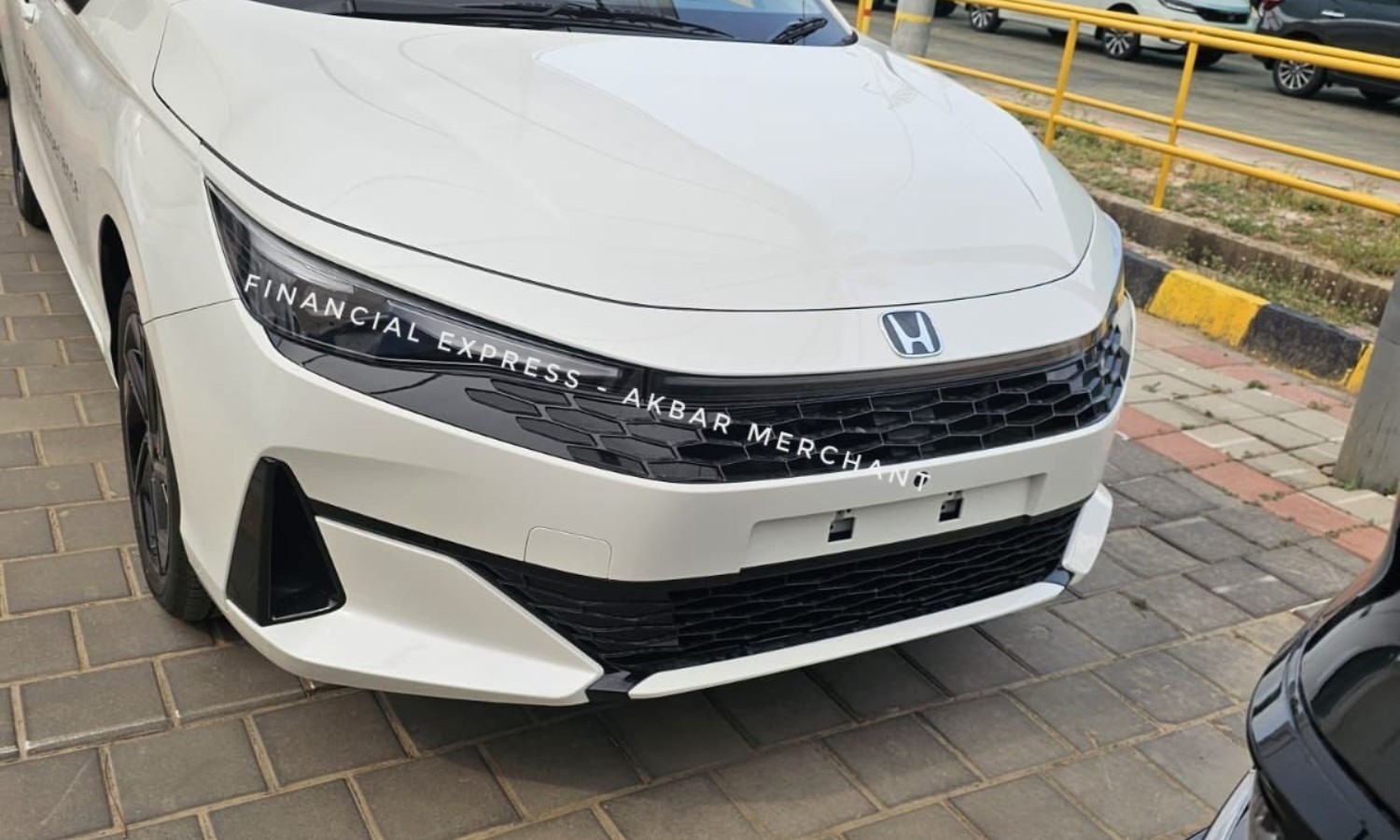 Honda City Facelift spied
