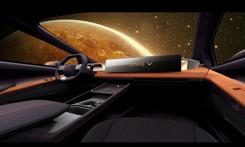 Hyundai Ioniq V cabin