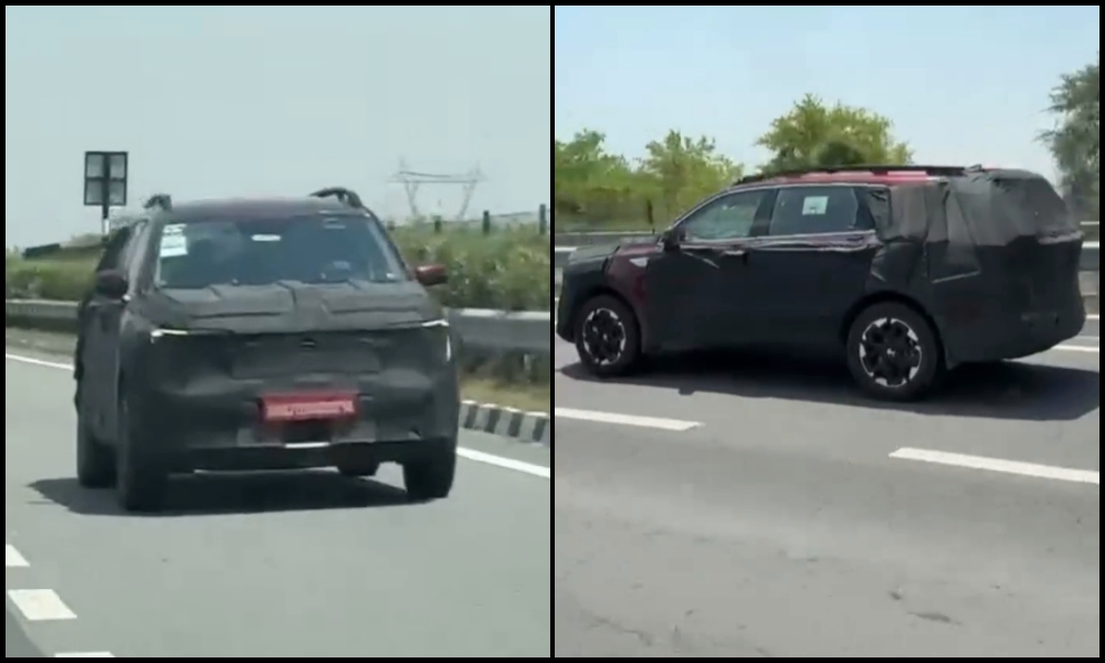 Kia Sorento Hybrid Spied Testing In India Again
