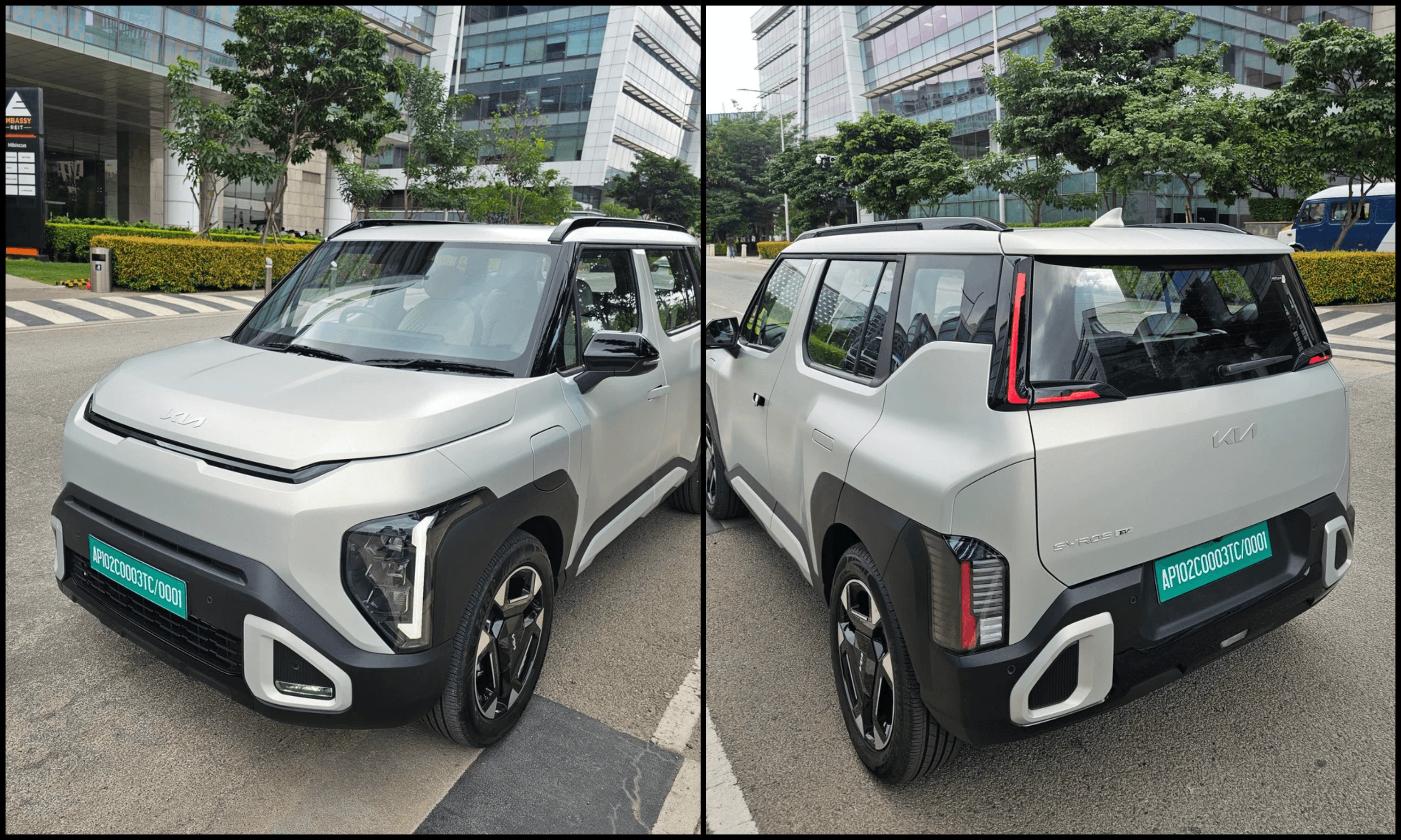 Kia Syros EV Spied Undisguised 4