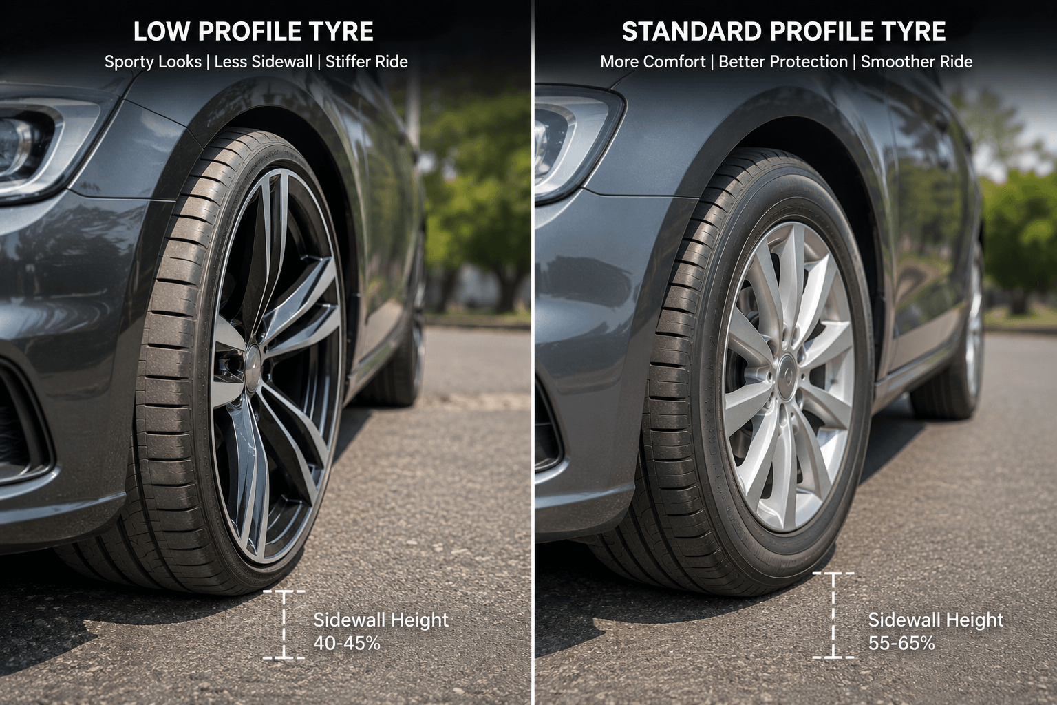 Low Profile vs standard profile
