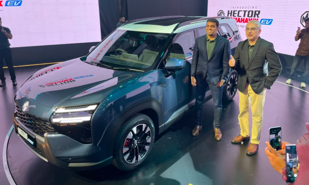 MG Hector Tomahawk EV Receives Over 10,000 Bookings Within Two Months