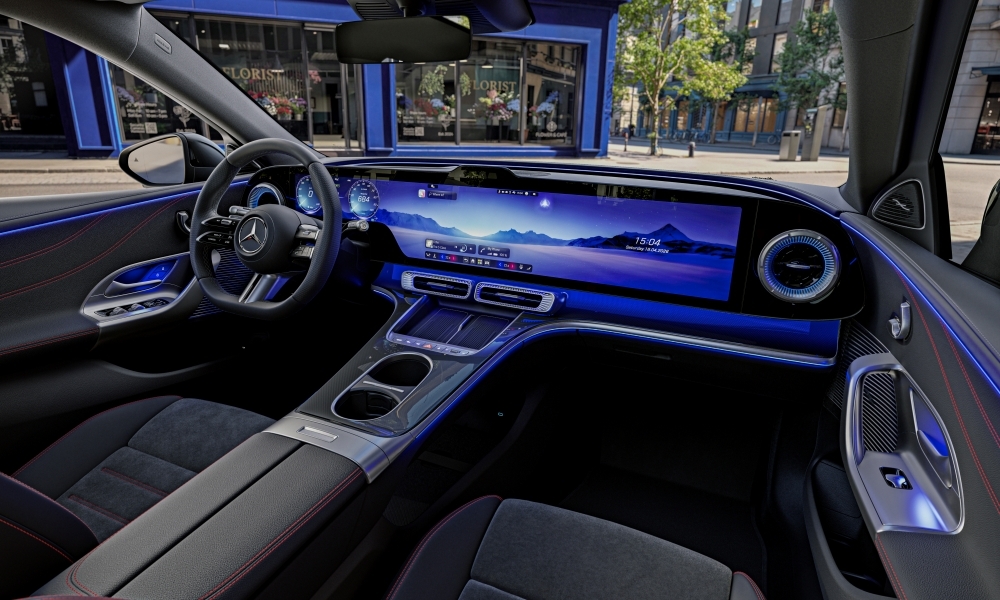 Mercedes-Benz C-Class Electric Interior  Cabin Details Revealed