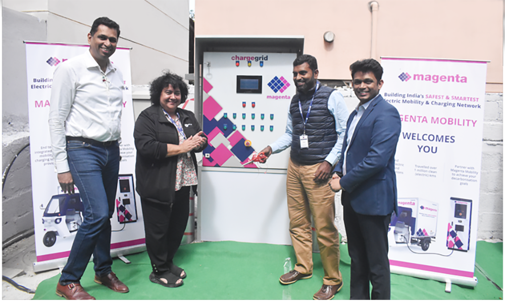 Magenta Mobility Unveils New Plent EV Charger With 12 Charging Outlets