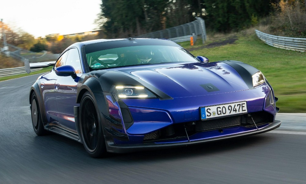 Porsche Taycan Turbo GT With Manthey Kit Sets New Nurburgring Record For EVs