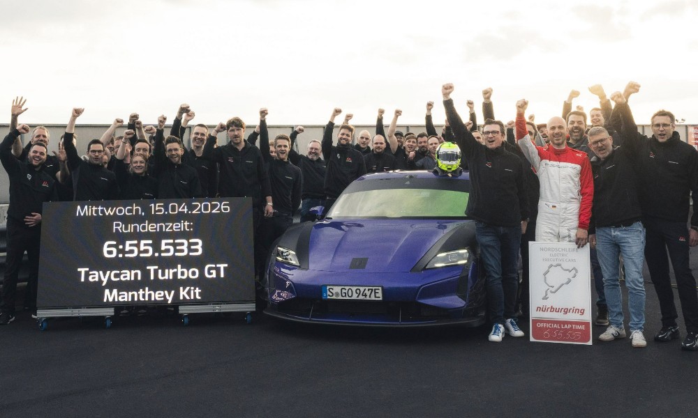 Porsche Taycan Turbo GT Manthey Kit Nurburgring Record 2