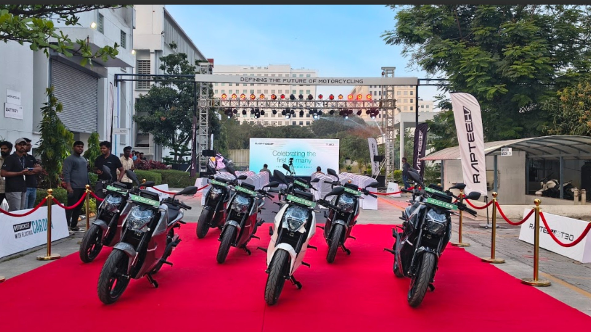 Raptee.HV T30 Electric Motorcycle Deliveries Begin