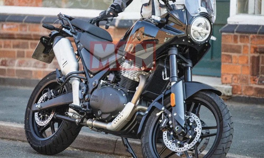 Royal Enfield Himalayan 750 spied carandbike 4