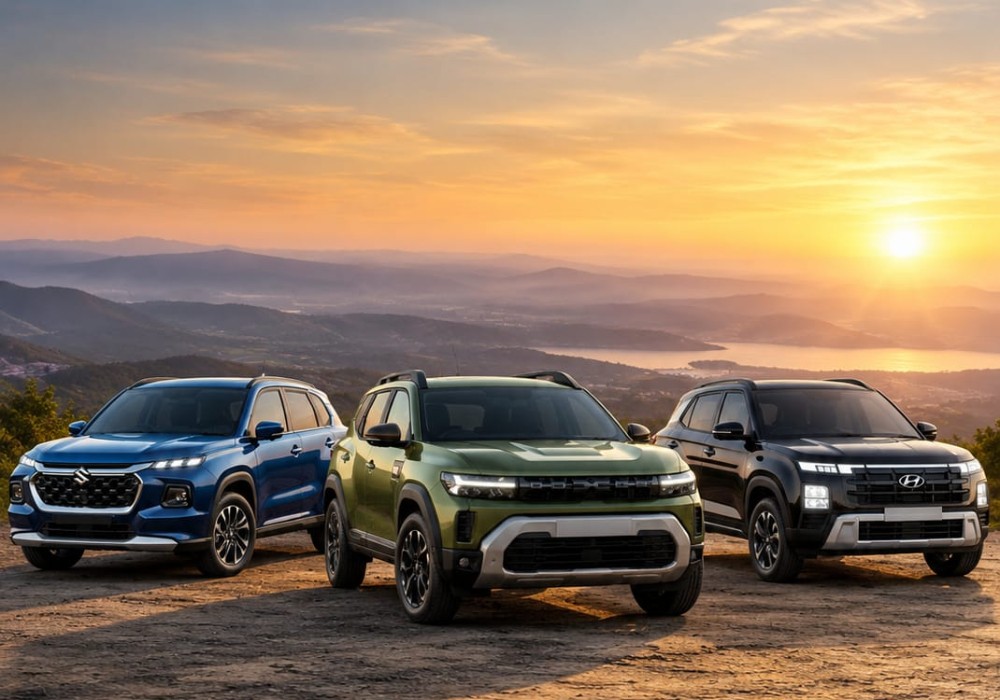Renault Duster vs Hyundai Creta vs Maruti Grand Vitara: Iconic SUV Comeback Battle