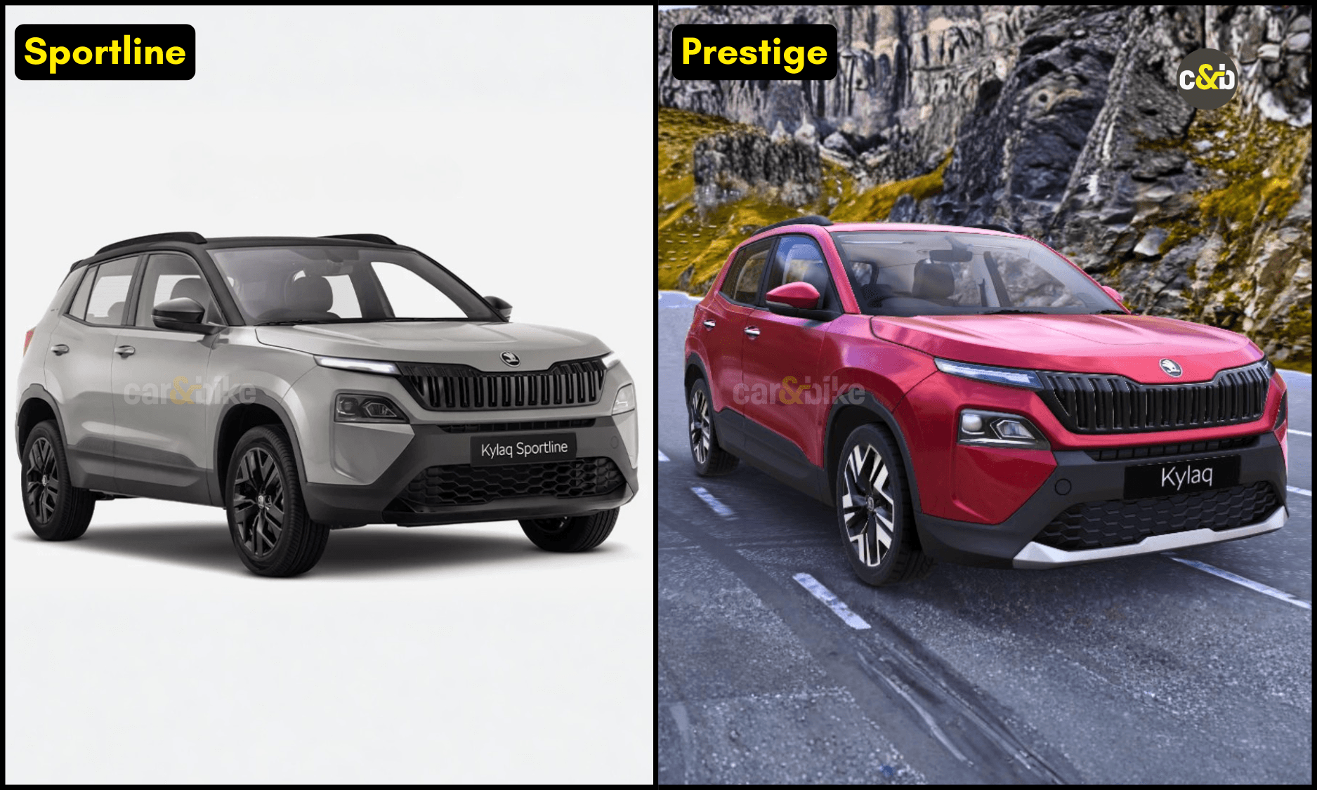 Skoda Kylaq Sportline vs Prestige Variants Differences Explained 7