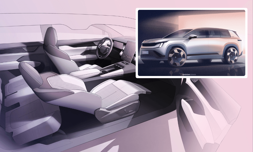 Skoda Peaq Electric SUV Interior Previewed Ahead Of Global Debut