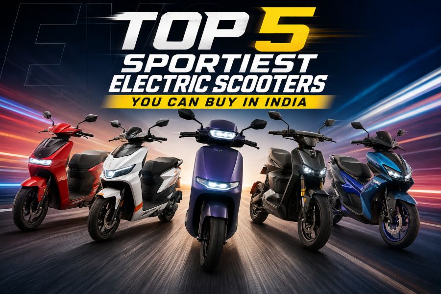 Top 5 Sportiest Electric Scooters You Can Buy In India