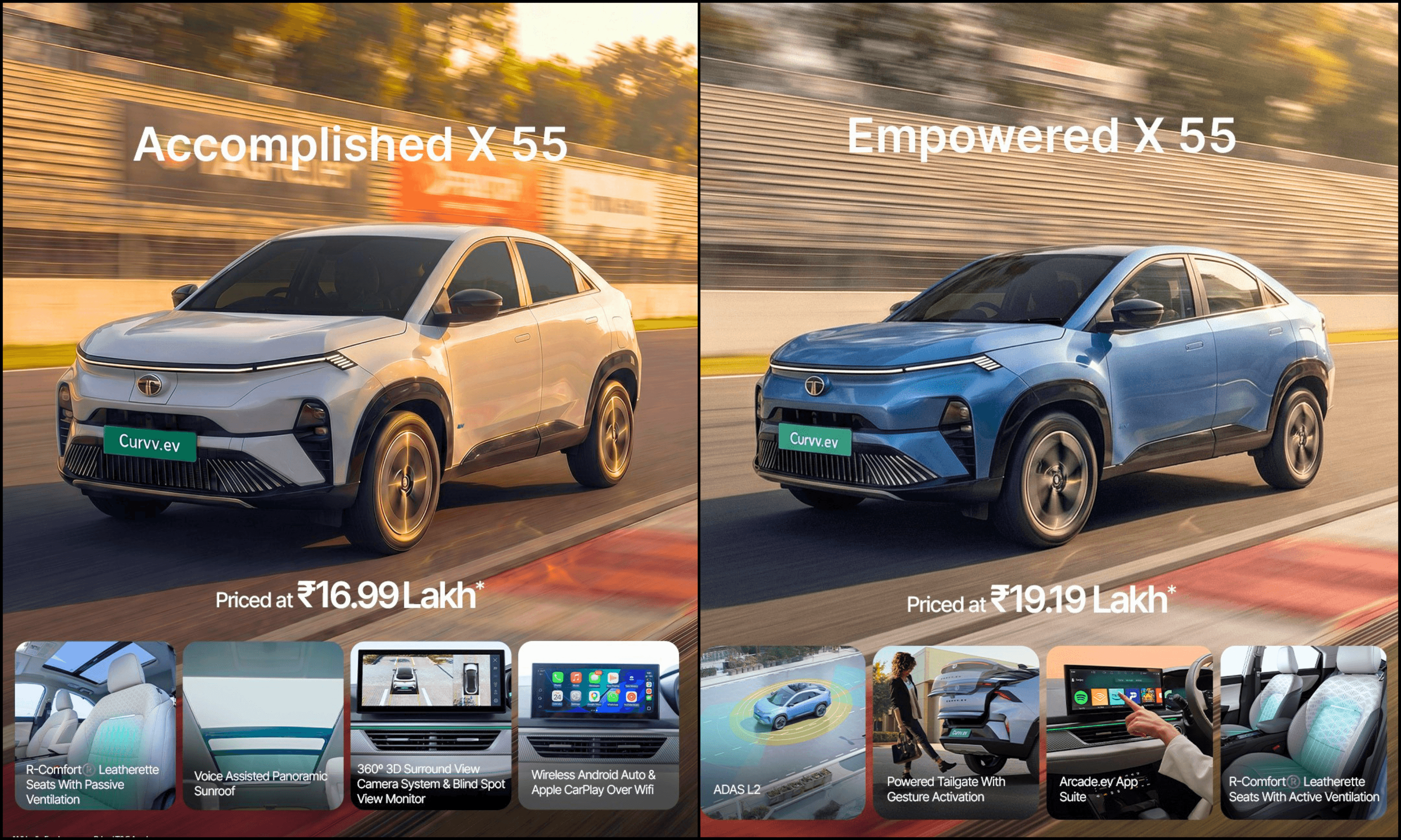 Tata Curvv EV Variants