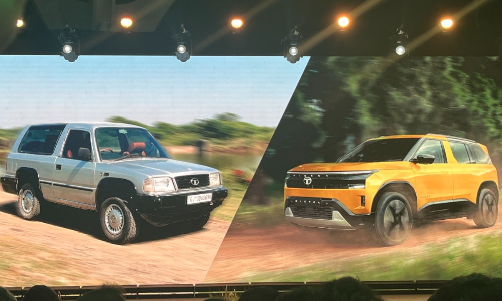 Tata Sierra Old vs New Sierra EV Launch