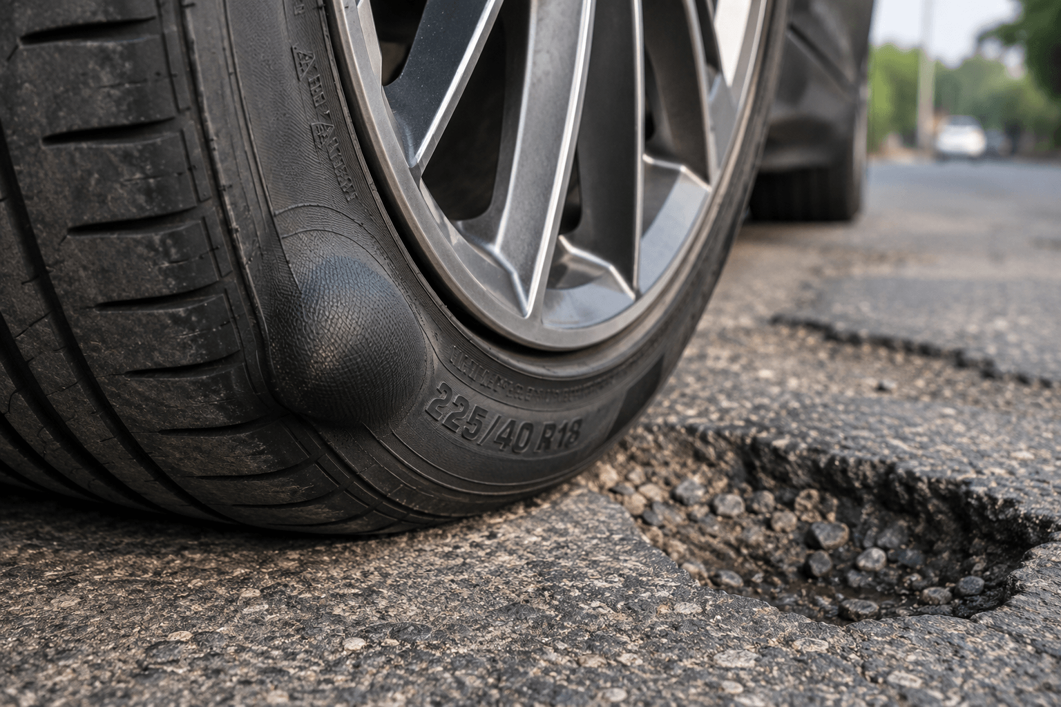 Tyre buldge