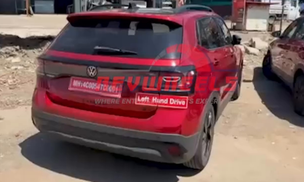 VW Taigun Facelift Spied Testing 2