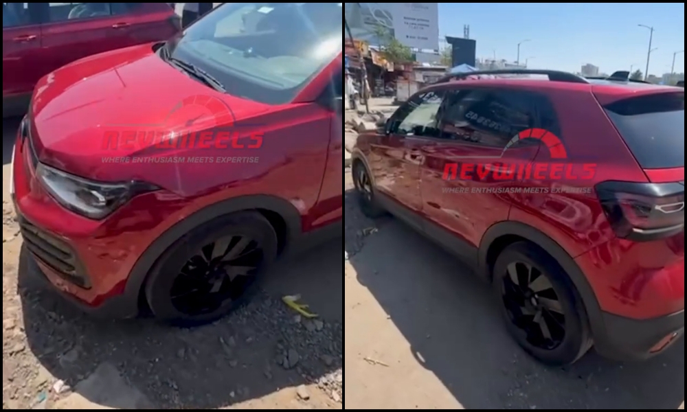 VW Taigun Facelift Spied Testing 4