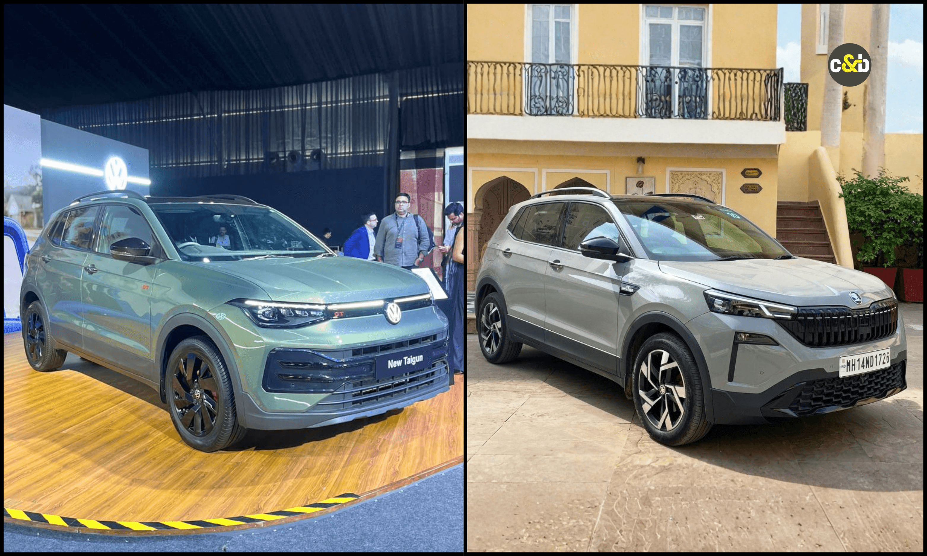 2026 Volkswagen Taigun GT Plus Sport vs Skoda Kushaq Monte Carlo: Top Variants Compared