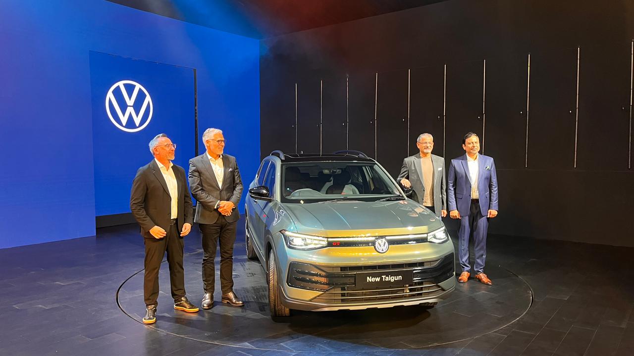 Volkswagen Taigun Facelift Debuts With Refreshed Features  New 8-Speed AT – Launch Soon!