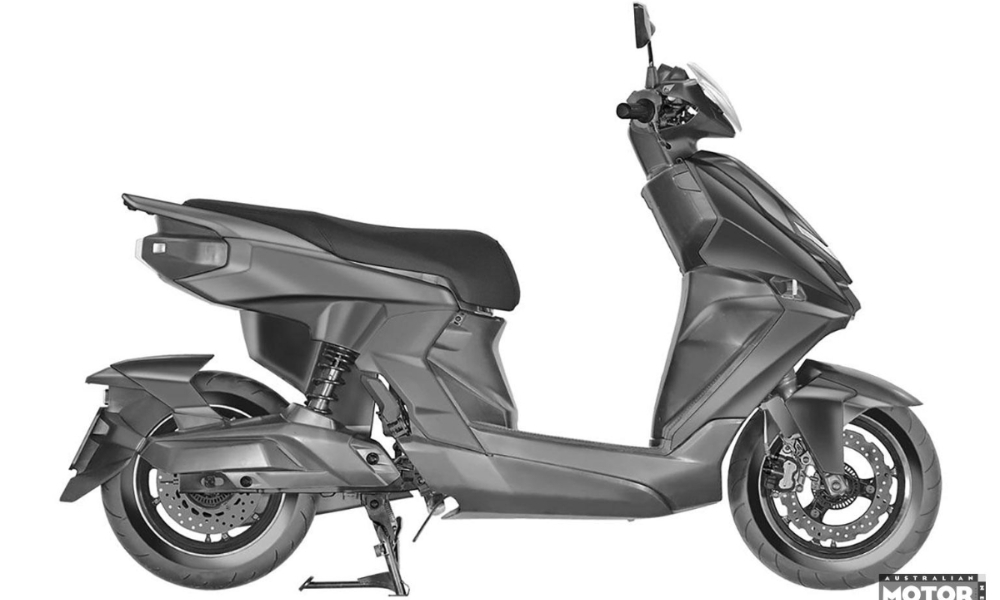 Yamaha Electric scooter patent carandbike 2