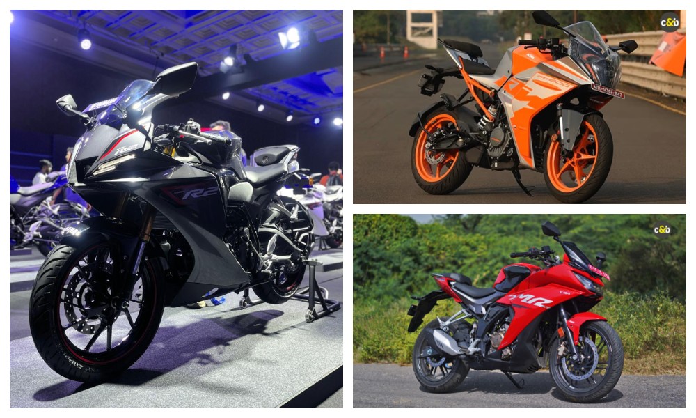Yamaha YZF R2 KTM RC 200 Hero Karizma XMR 2