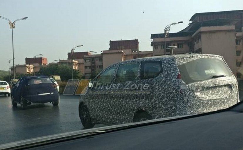 Production-Spec Mahindra S201 Spotted Alongside Marazzo