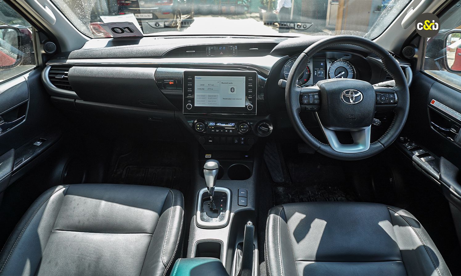 Toyota Hilux inside